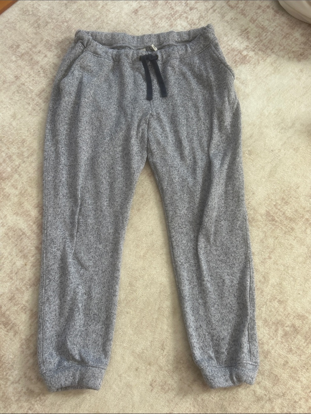L.L. Bean Women's Joggers Heather Navy Sweatpants